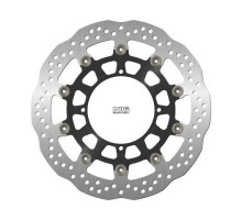 Диск передній гальмівний husqvarna nox570 '01-03, sm510/610 '05-10, smr630 '05-13 (320x120x5mm) (4x8.5mm) хвиля плаваюча (алюмін. центр)