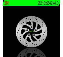 Передній гальмівний диск italjet jackpot 125 01, jupiter 125 02, millenium 125 00-02 (5х6,5 мм)