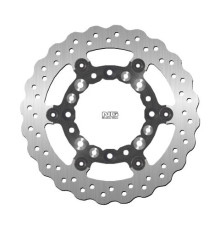 Ng передній гальмівний диск kawasaki kdx 125 '90-03, klx 250 '09-14, klx 650 '93-14 (250x100x3mm) (4 отвори) хвиля плаваюча