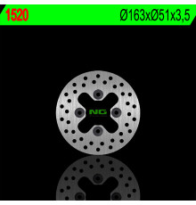 Диск передній гальмівний kawasaki kfx 450r '08-'14, ksv 700 (163x51x3.5) (4x10.5mm)