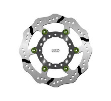 Ng передній гальмівний диск kawasaki klx250/300 '93-07, kx125/250 '95-02, suzuki rmz250 '04-06 (270x100x3mm) хвиля плаваюча