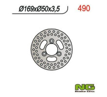 Диск передній гальмівний kawasaki ksf 250 '96-'01, kef 300 '01-'02 (169x50x3.5)