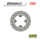 Ng передній гальмівний диск kawasaki kvf 650/700/750 (200x84x3.5)(4x10.5mm)