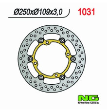 Диск передній гальмівний kawasaki kxf 250/450 '03-'14 (250x109x3) (4x9.5mm) плаваючий