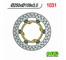 Диск передній гальмівний kawasaki kxf 250/450 '03-'14 (250x109x3) (4x9.5mm) плаваючий