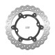 Диск передній гальмівний kawasaki kxf 250/450 '03-'14 (250x109x3mm) (4x9.5mm) хвиля плаваюча