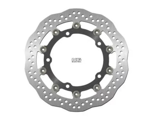 Ng передній гальмівний диск kawasaki z 650 17-22, z 900 16-20 (300x142.2x5.0mm) (5x10.5mm) плаваючий (алюміній центр) - замінює ng1623