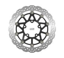 Ng передній гальмівний диск kawasaki z1000/zzr1400 '17-20 (310x80x5.5mm) (5x10.5mm) хвиля плаваюча (алюмін. центр)
