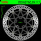 Ng передній гальмівний диск kawasaki zx 10r 17-18 (330x70x5.0mm) (5x10.5mm) плаваючий (алюмін. центр)