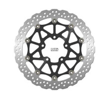 Ng передній гальмівний диск kawasaki zx-100r/rr '17-21 (330x80.5x5mm) (5x10.5mm) хвиля плаваючий (алюмін. центр)