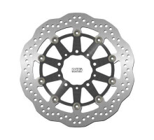 Ng передній гальмівний диск kawasaki zx6r 636 13-16, z800 12-17, zx10r 08-15, z1000 14-20, zzr1400 06-17, gtr1400 07-18, zx14 07-15 (310x80x5mm) (5x) хвиля плаваюча (алюмін. центр)