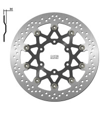 Ng передній гальмівний диск ktm 390 adventure abs '20, duke / abs '17-20, rc / abs 17-20, 125 duke / abs '17-20 (320x90x5.0mm) (6x10.5mm) floating (aluminum center)