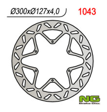 Ng передній гальмівний диск ktm 950/990 adventure '02-'11, lc4 620/640/660/690 (300x127x4 / 5)