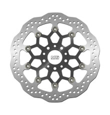 Ng передній гальмівний диск ktm duke 690 r/abs '14-'16 (320x52x5mm) (5x8.5mm) хвиля плаваюча (алюмін. центр)