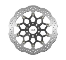 Ng передній гальмівний диск ktm duke 690 r/abs '14-'16 (320x52x5mm) (5x8.5mm) хвиля плаваюча (алюмін. центр)