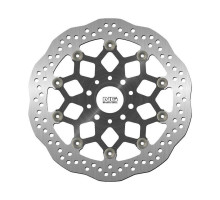 Ng передній гальмівний диск ktm duke 890 r abs '20-'22 (320x52x5mm) (5 отворів) плаваючий (алюмін. центр) хвиля