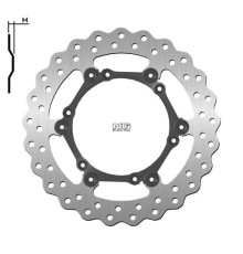 Ng передній гальмівний диск ktm exc 125/200/400/525/625 '90-17 (260x-x3mm) (6,6,5mm) хвиля плаваючий