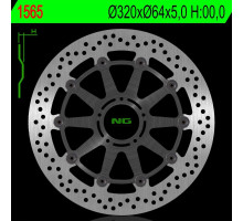 Ng передній гальмівний диск ktm superduke 1290 14-22 (320x64x5.0mm) (5x8.5mm) плаваючий