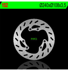 Ng гальмівний диск передній peugeot 50 xp6, xps 50 '05-'09 (240x108x3.5) (6x6.5mm)