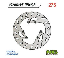 Ng гальмівний диск передній peugeot xps 50 см (260x108x3.5)