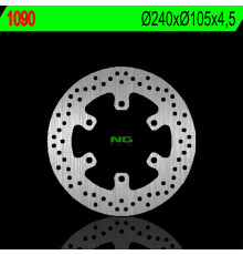 Ng гальмівний диск передній piaggop 50/125/250/300/400/500, gilera 125/200/500, bmw g650x-зад (240x105x4.5) (6x6.25mm)