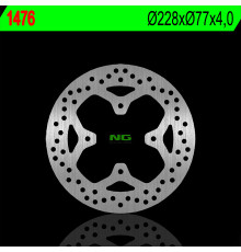 Передній гальмівний диск polaris 450/500/525 (228x77x4) (4x8,5 мм)