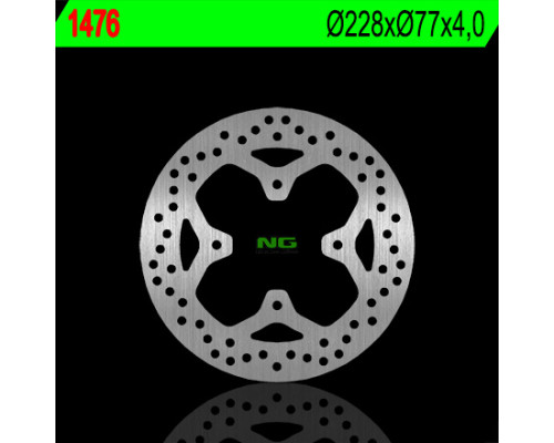 Передній гальмівний диск polaris 450/500/525 (228x77x4) (4x8,5 мм)