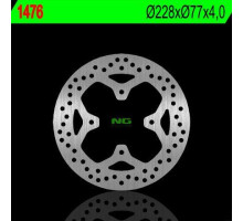 Передній гальмівний диск polaris 450/500/525 (228x77x4) (4x8,5 мм)