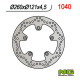 Диск гальмівний передній suzuki an 250/400/650 burgman 03-18 (260x121x4.5)