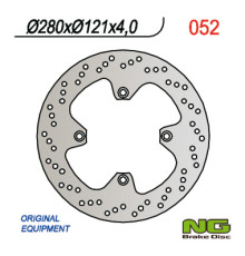 Диск гальмівний передній suzuki dr 650 '90-'95, dr 750 big '88-'90 (280x121x4) (4x10,5mm)
