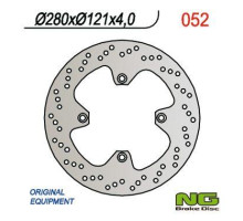 Диск гальмівний передній suzuki dr 650 '90-'95, dr 750 big '88-'90 (280x121x4) (4x10,5mm)