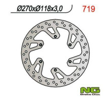 Диск гальмівний передній suzuki drz 400 e/s 00-09, rm 125/250 96-08, yamaha yz/yzf/wr (270x118x3,0mm) (6x6,5mm)