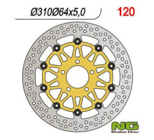 Ng передній гальмівний диск suzuki gs/ gsf/ gsx (310x64x5) плаваючий (5x10.5mm)