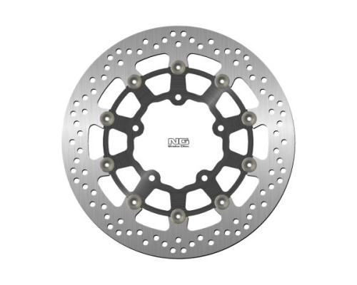 Ng передній гальмівний диск suzuki gsr 600 / gsxr 600 '06-'07, 750 '06, 1000 '05-'08, vzr 1800 '06-'13, vlz 1800 '17 (310x100x5.0mm) (5x10.5mm) плаваючий (алюмін. центр)