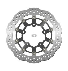 Ng передній гальмівний диск suzuki gsr 600 / gsxr 600 '06-'07, 750 '06, 1000 '05-'08, vzr 1800 '06-'13, vlz 1800 '17 (310x100x5.0mm) (5x10.5mm) хвиля плаваюча (алюмінієвий центр)