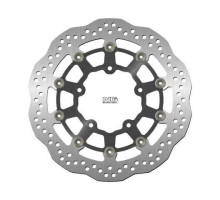 Ng передній гальмівний диск suzuki gsr 600 / gsxr 600 '06-'07, 750 '06, 1000 '05-'08, vzr 1800 '06-'13, vlz 1800 '17 (310x100x5.0mm) (5x10.5mm) хвиля плаваюча (алюмінієвий центр)