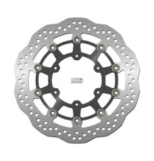 Ng передній гальмівний диск suzuki gsxr 600/750 '08-'18, gsxr 1000 '09-'16, gsx 750z '08-'14 (310x102x5mm) (6x8.5mm) хвиля плаваюча (алюмін. центр)