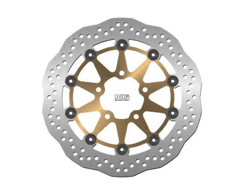 Ng передній гальмівний диск suzuki gsxr 600/750/1000 '03-05, vl800 '14-15 (300x69x5mm) (5x10.5mm) хвиля плаваюча