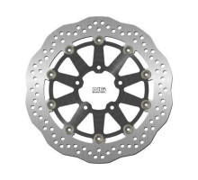 Ng передній гальмівний диск suzuki gsxr 600/750/1000 '03-05, vl800 '14-15 (300x69x5mm) (5x10.5mm) хвиля плаваюча (алюмін. центр)