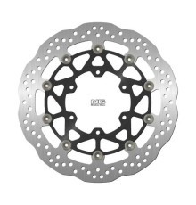 Ng передній гальмівний диск suzuki gsxr abs 1000 '17-19 (320x102x5.0mm) (6x8.5mm) хвиля плаваюча (алюмін. центр)