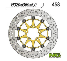 Ng передній гальмівний диск suzuki gsxr600/750 '97-'03, gsxr1000 '00-'04, tl1000, gsxr1300 hayabusa '99-07 (320x69x5) плаваючий