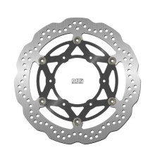 Ng передній гальмівний диск suzuki gsx-s 1000 '15-'22 (310x110x5mm) (6x8.5mm) хвиля плаваючий (алюмін. центр) (gsx1000s, gsxs 1000)