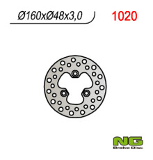 Ng гальмівний диск передній suzuki ltr 450 (06-12) (160x48x3) (3x10,5mm)
