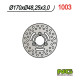 Диск гальмівний передній suzuki ltz 250/400, lta 400/500, ltf 400/500 (170x48x3)(3x10,50mm)