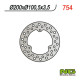 Ng передній гальмівний диск suzuki rm 80/85 (200x100x3.5)