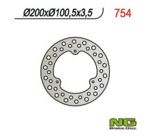 Ng передній гальмівний диск suzuki rm 80/85 (200x100x3.5)