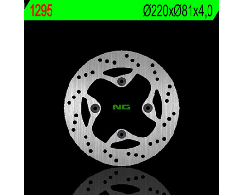 Передній гальмівний диск suzuki rv 125/200 van van '05-'17 (220x81x4) (4x10,5mm)