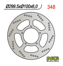 Диск гальмівний передній suzuki vl 1500 lc (299x100x6) (5x8.5mm)