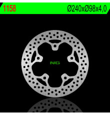Ng передній гальмівний диск sym gts/joymax 125/250/300 07-12 (240x98x4.0mm) (5x10.5mm)