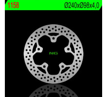 Ng передній гальмівний диск sym gts/joymax 125/250/300 07-12 (240x98x4.0mm) (5x10.5mm)